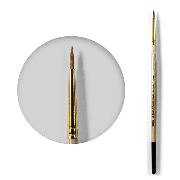 AK Interactive Marta Kolinsky Premium Brush - Size 2