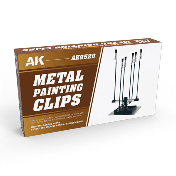 AK Interactive Airbrush Magnetic Metal Painting Clips