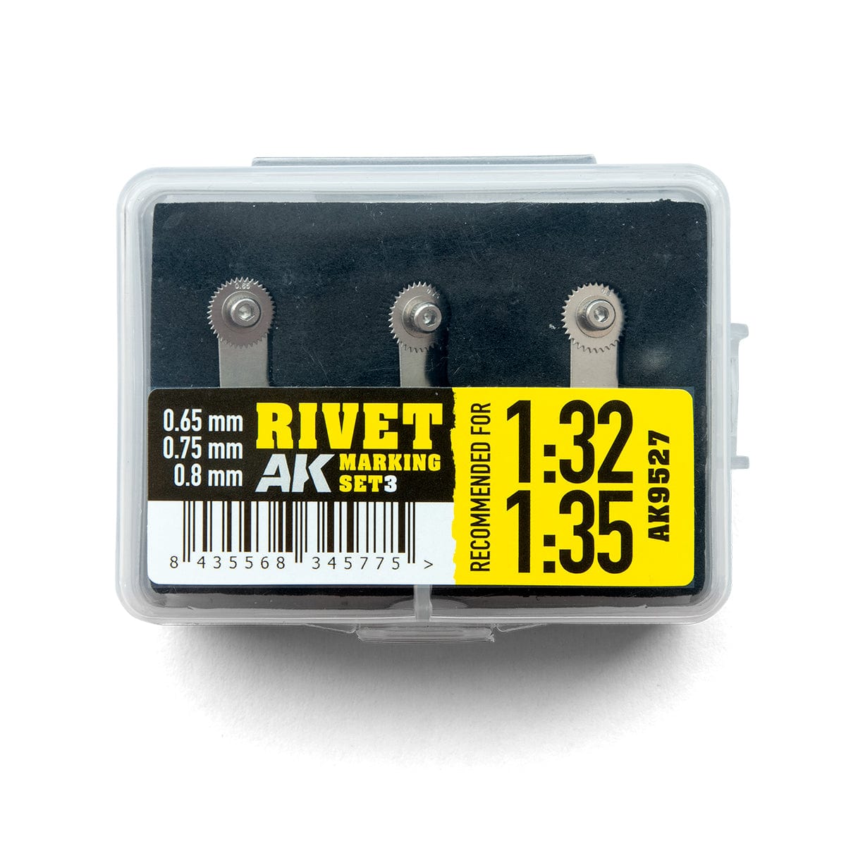 AK Interactive Rivet Marking Set 3 - 1/32 1/35