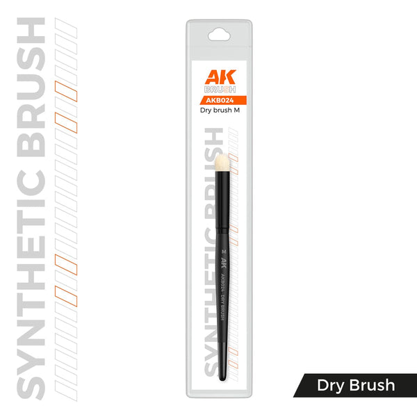 AK Interactive Synthetic Dry Brush - Size Medium