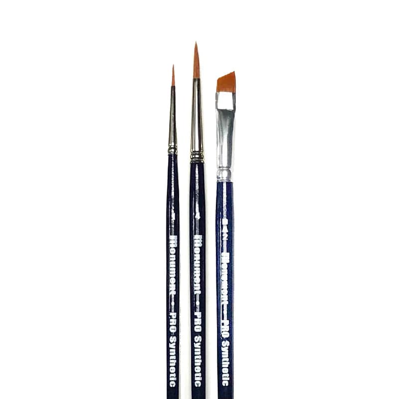 Monument Hobbies Pro Acryl Starter Set - 12 Colors + Brushes