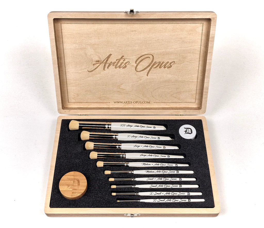 Artis Opus Series D - COMPLETE Dry Brush Set (10-brushes)