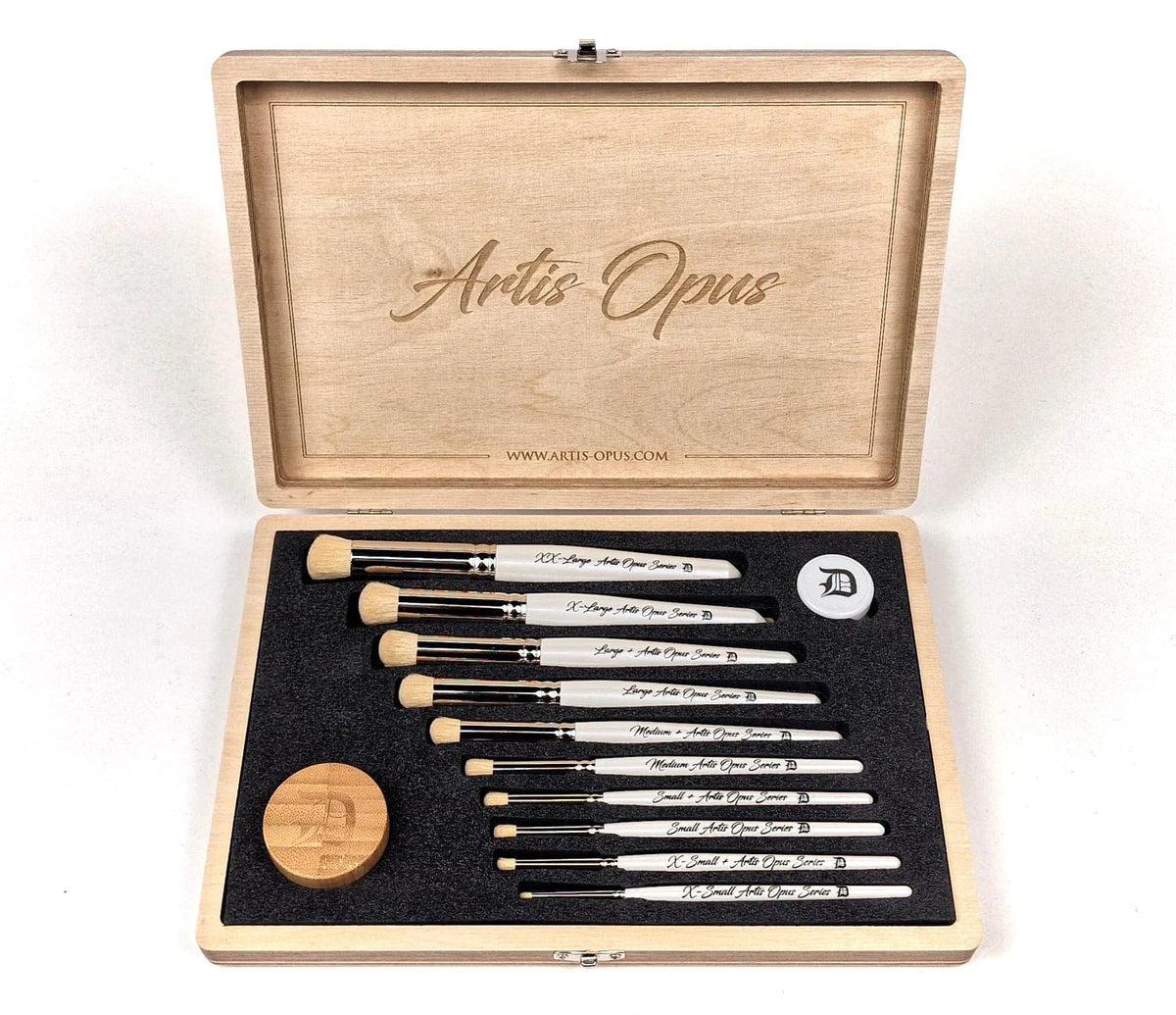 Artis Opus Series D COMPLETE Dry Brush Set (10brushes) paint brushes