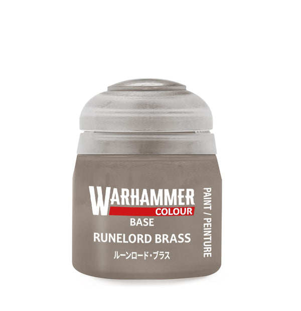 Warhammer Colour Base: Runelord Brass