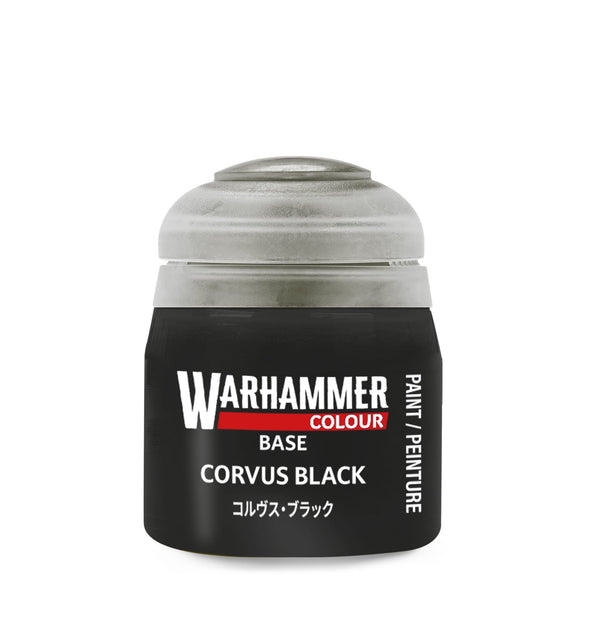 Warhammer Colour Base: Corvus Black