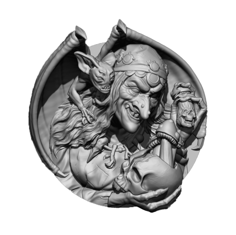 Monument Hobbies Pro Acryl Texture Trainer #3 - The Crone