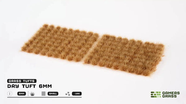 Gamer's Grass Tufts - Dry Tufts Small 6mm