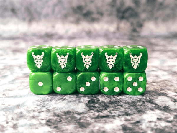 Fenris Workshop Dice Set - Green Tide x10