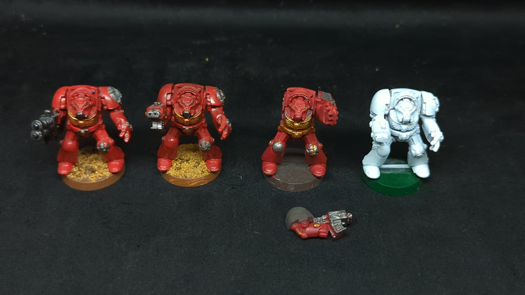 Warhammer 40k Space Marines Terminator Squad x4