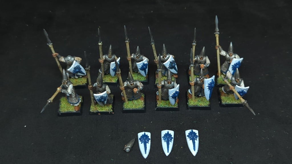 The Old World The Old World High Elf Realms Spearmans x12 OOP Painted