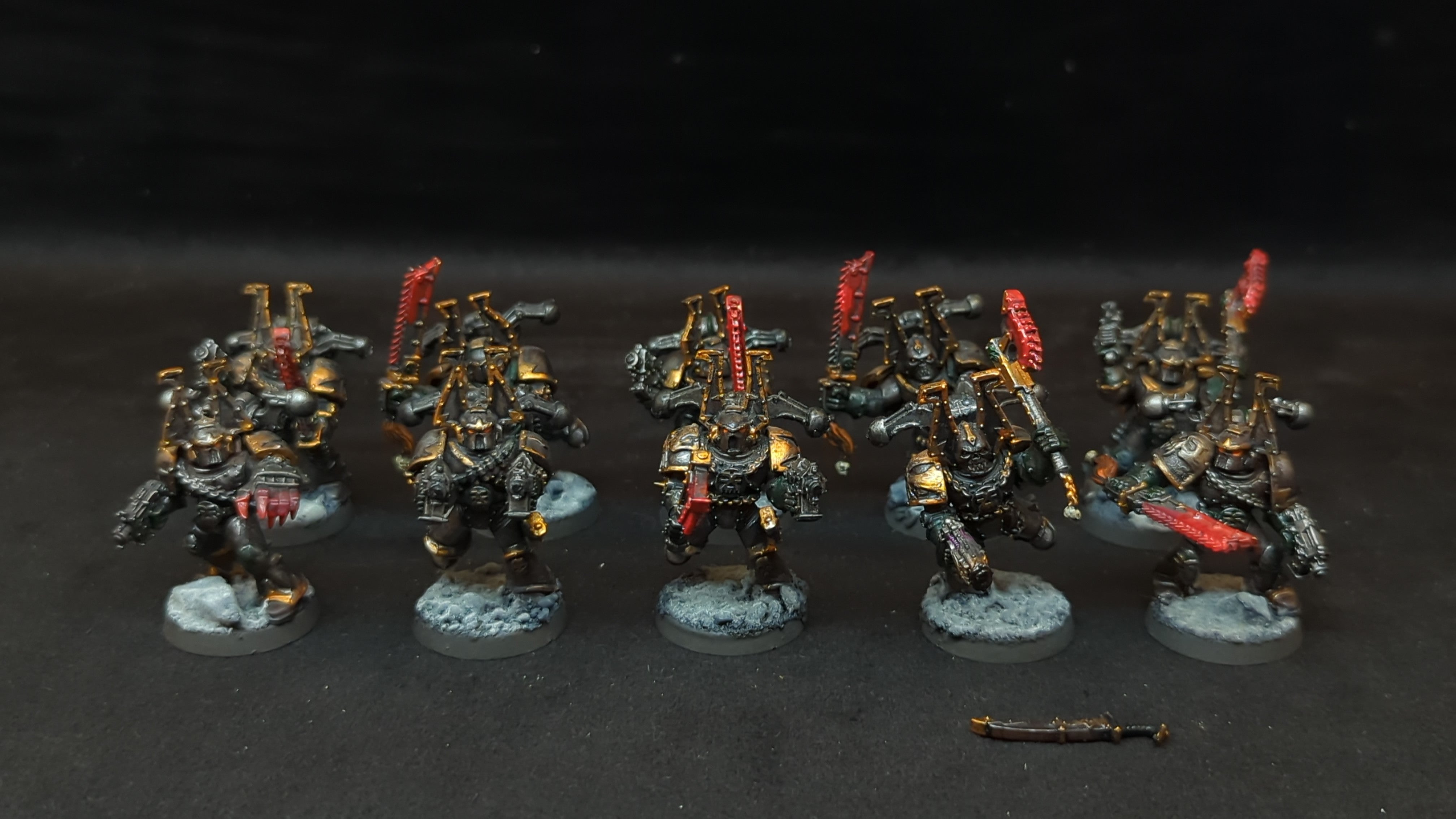 Warhammer 40k World Eaters Khorne Berzerkers x10 OOP Painted