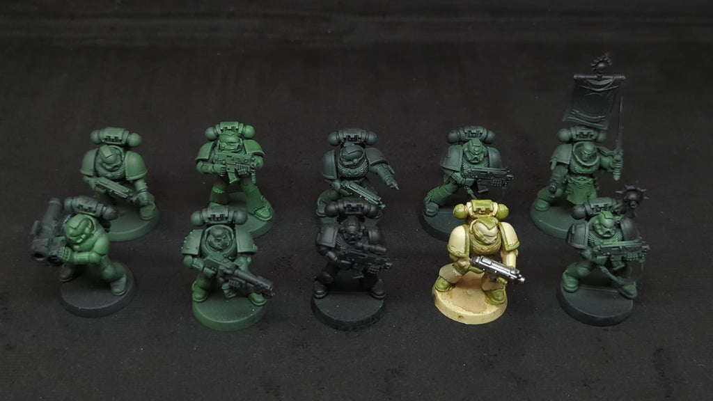 Warhammer 40k Space Marines Tactical Squad x10