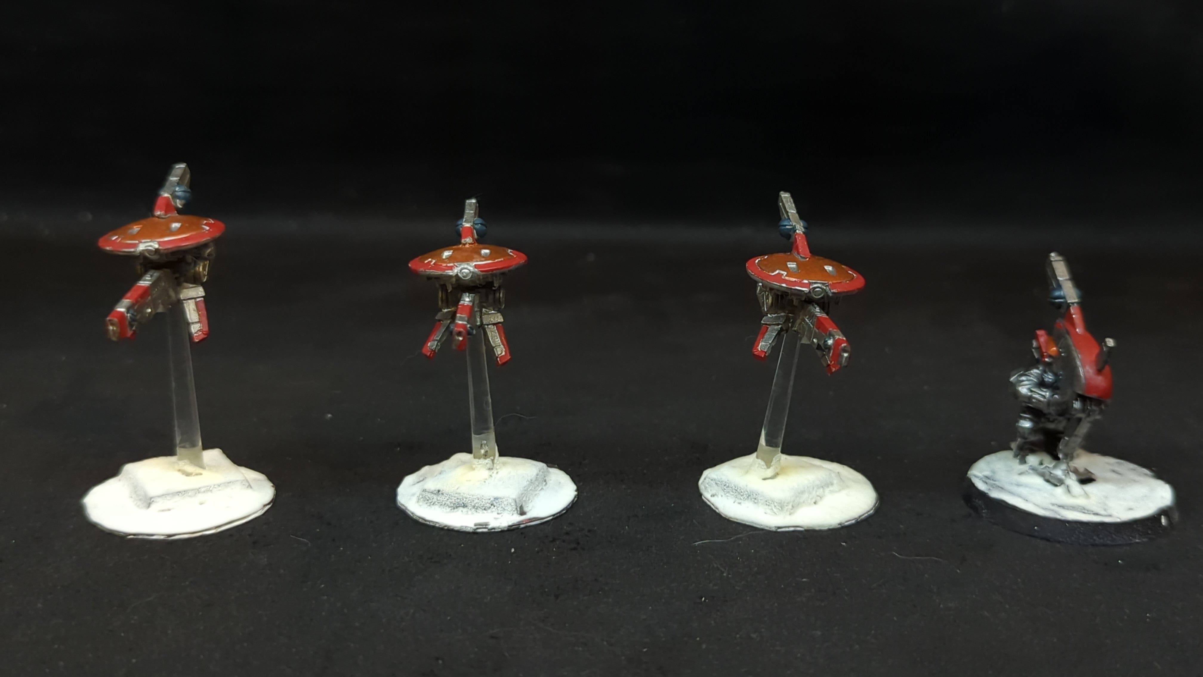 Warhammer 40k T'au Empire MV71 Sniper Drones & Firesight Marskman x4