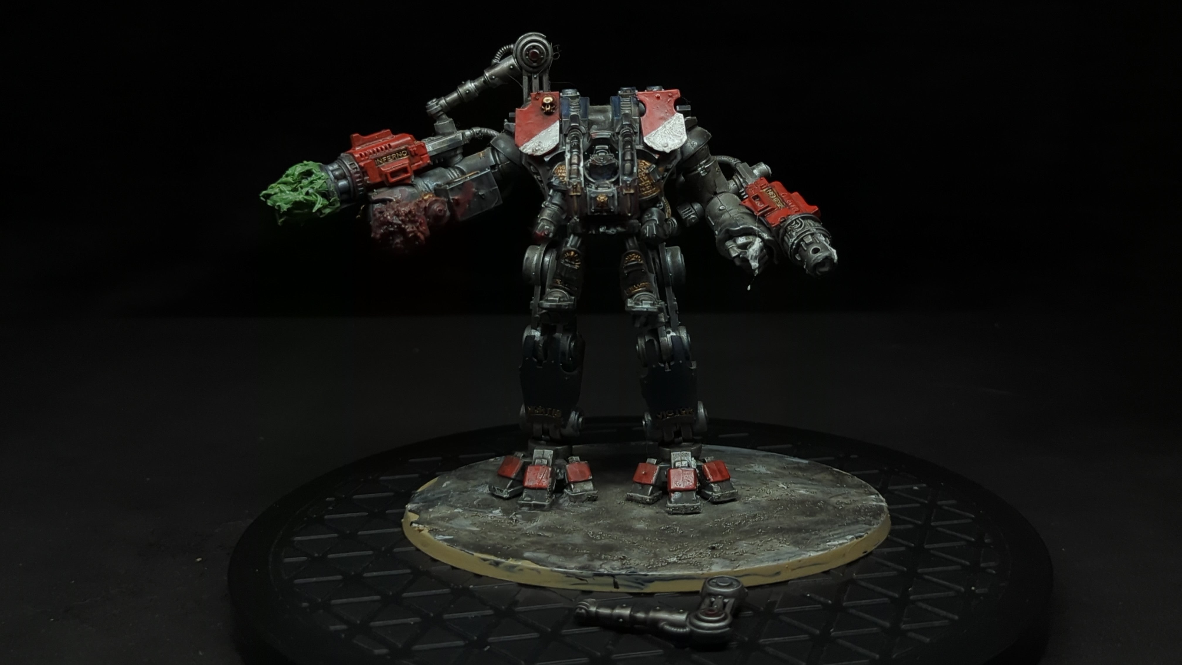 Warhammer 40k Grey Knights Nemesis Dreadknight x1 Painted