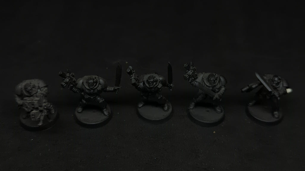 Warhammer 40k Space Marines Scouts x5