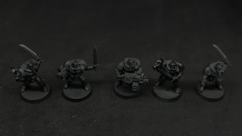 Warhammer 40k Space Marines Scouts x5