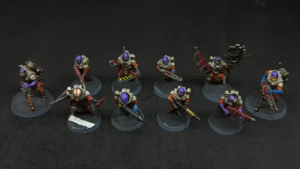 Warhammer 40k Genestealer Cults Neophyte Hybrids x10 Painted