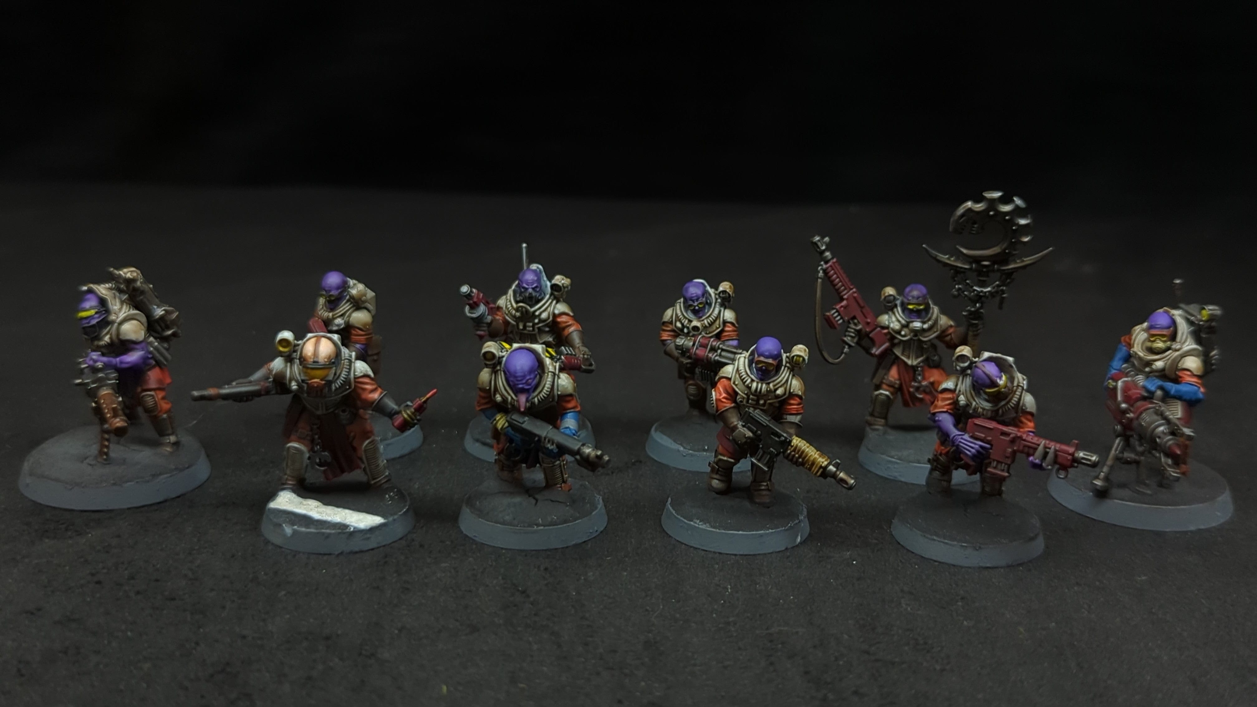 Warhammer 40k Genestealer Cults Neophyte Hybrids x10 Painted