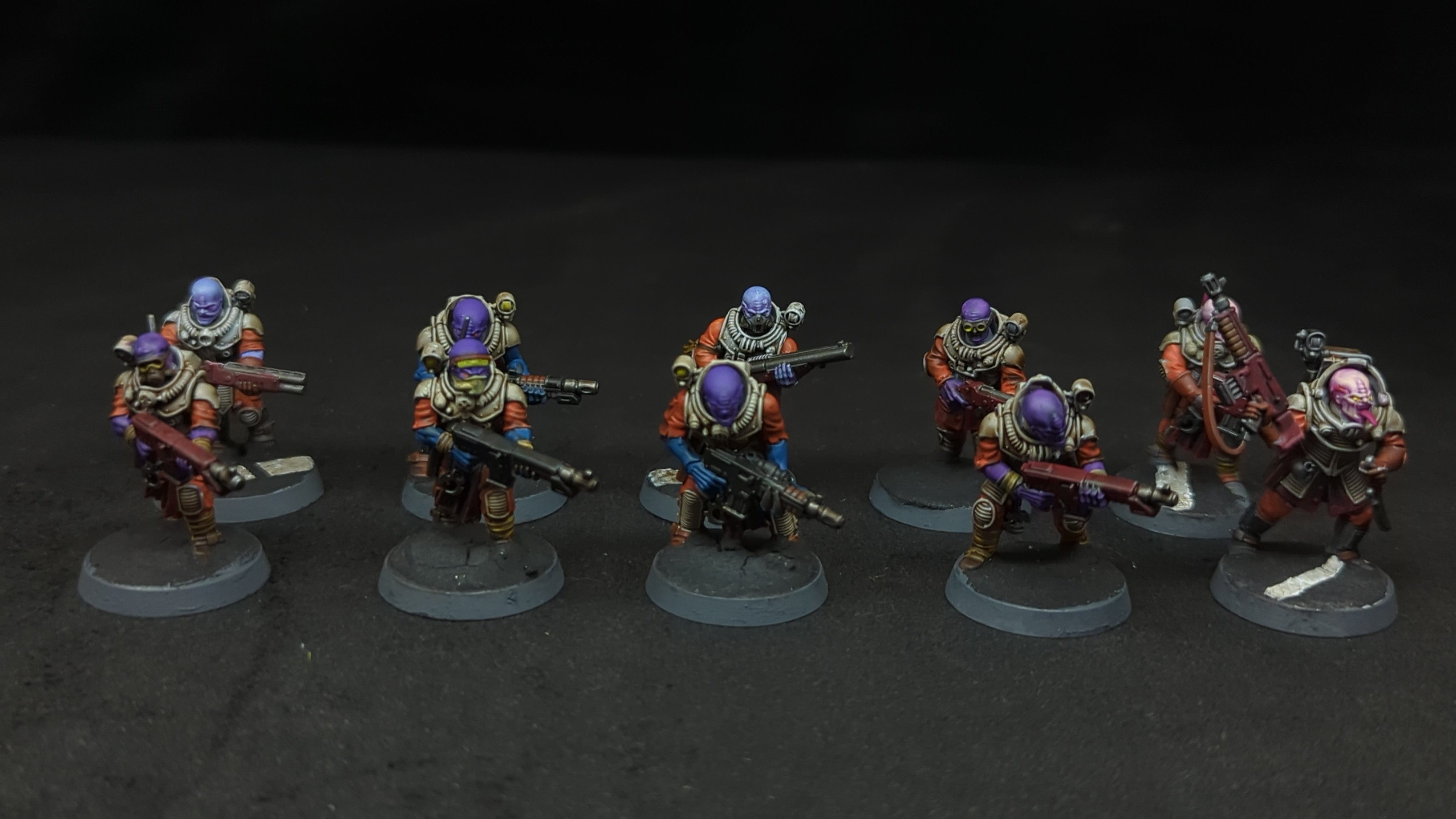 Warhammer 40k Genestealer Cults Neophyte Hybrids x10 Painted