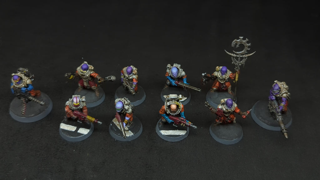 Warhammer 40k Genestealer Cults Neophyte Hybrids x10 Painted