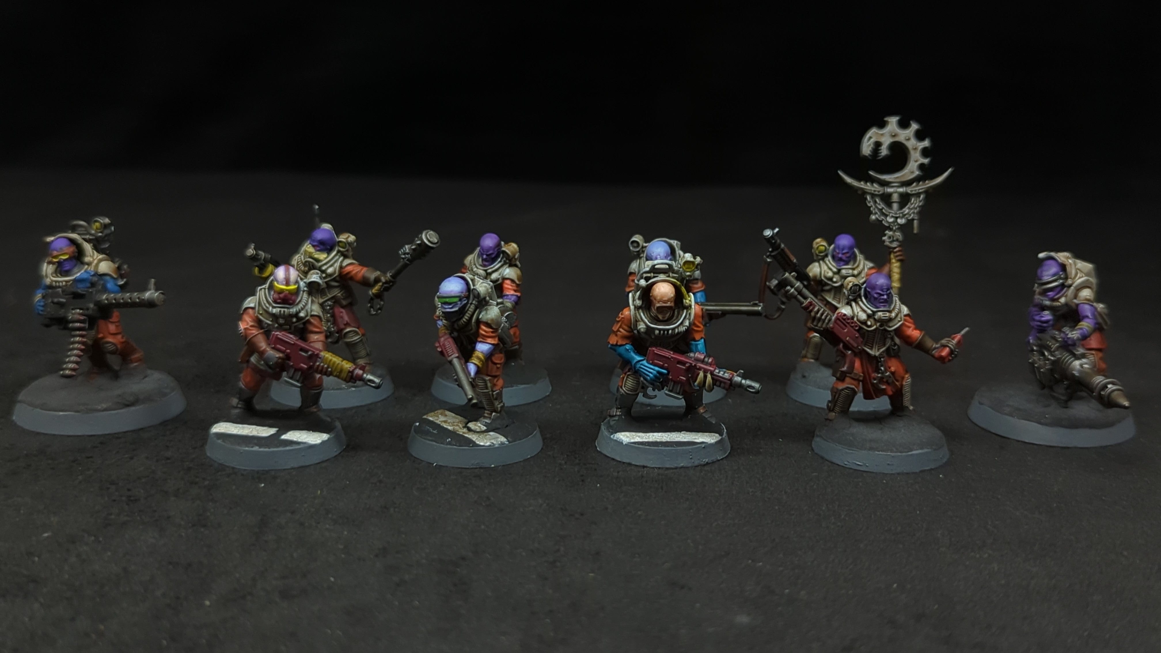 Warhammer 40k Genestealer Cults Neophyte Hybrids x10 Painted