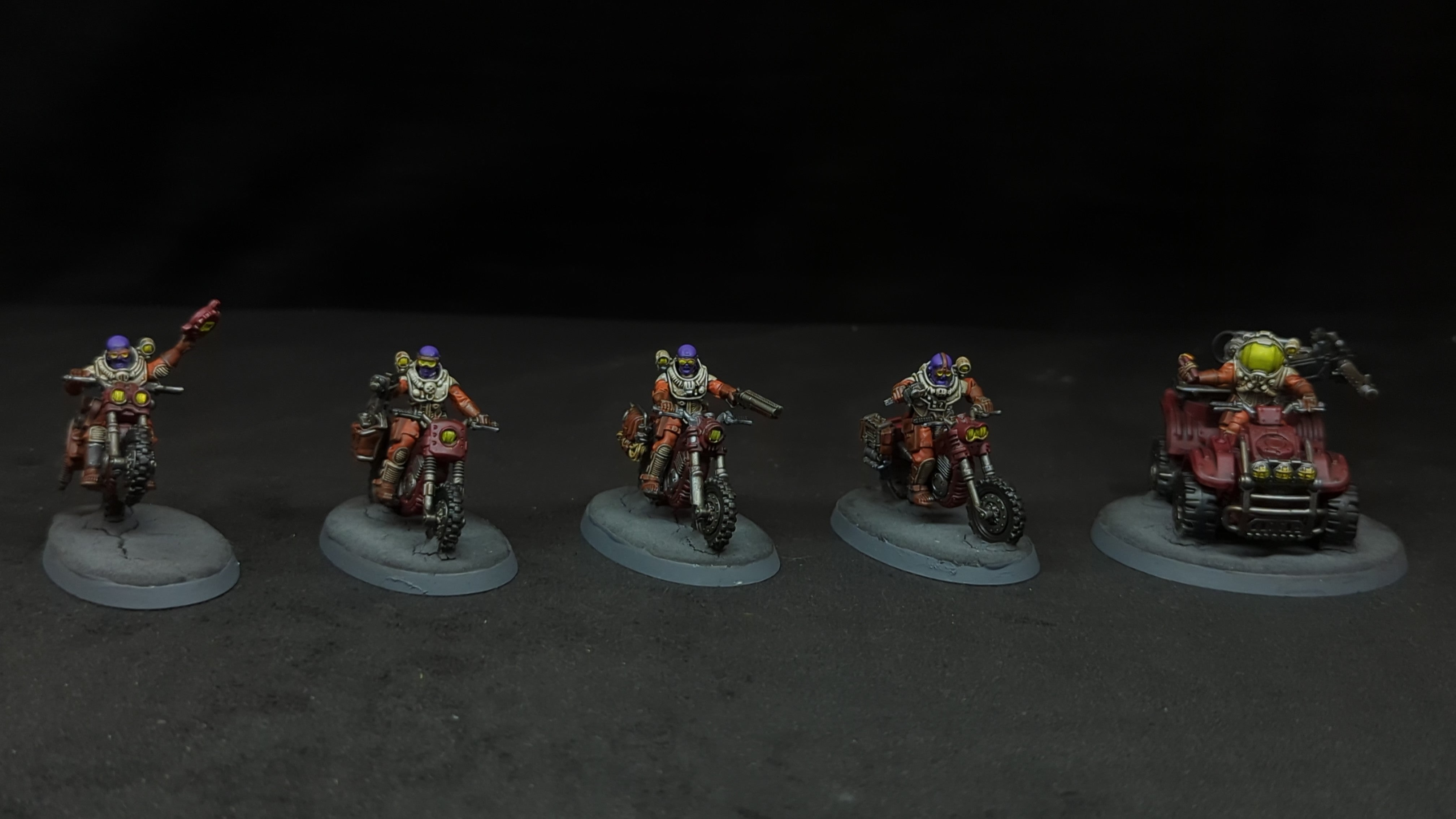 Warhammer 40k Genestealer Cults Atalan Jackals x5 Painted