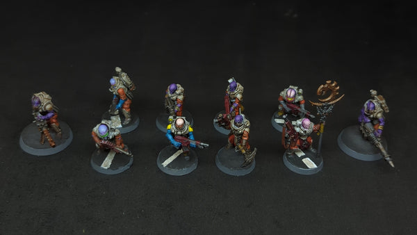 Warhammer 40k Genestealer Cults Neophyte Hybrids x10 Painted