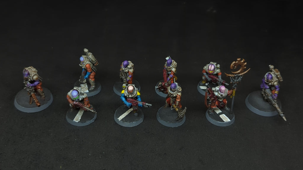 Warhammer 40k Genestealer Cults Neophyte Hybrids x10 Painted