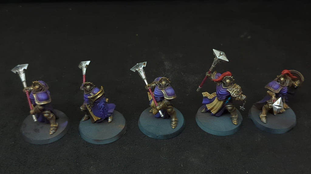 Age of Sigmar Stormcast Eternals Sequitors x5 Painted