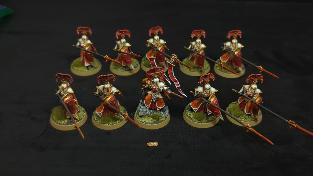 Age of Sigmar Lumineth Realm-Lords Vanari Auralan Wardens x10 Painted