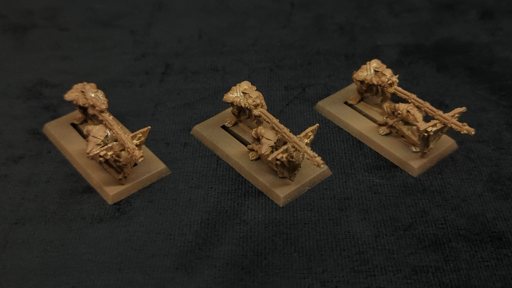 Age of Sigmar Skaven Warplock Jezzails x3