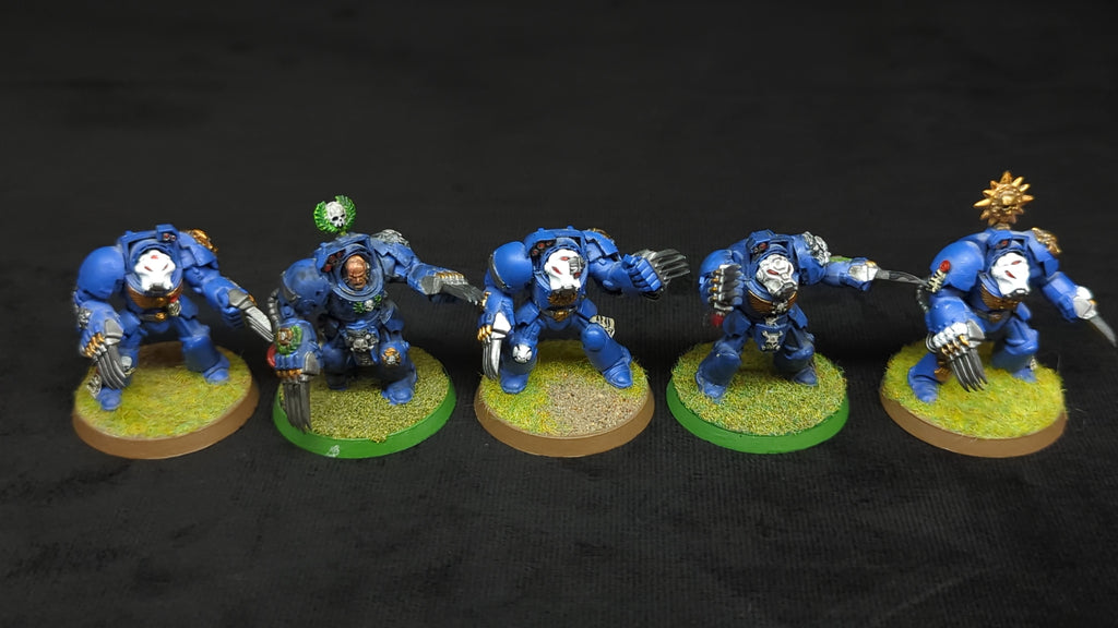 Warhammer 40k Space Marines Terminator Assault Squad x5