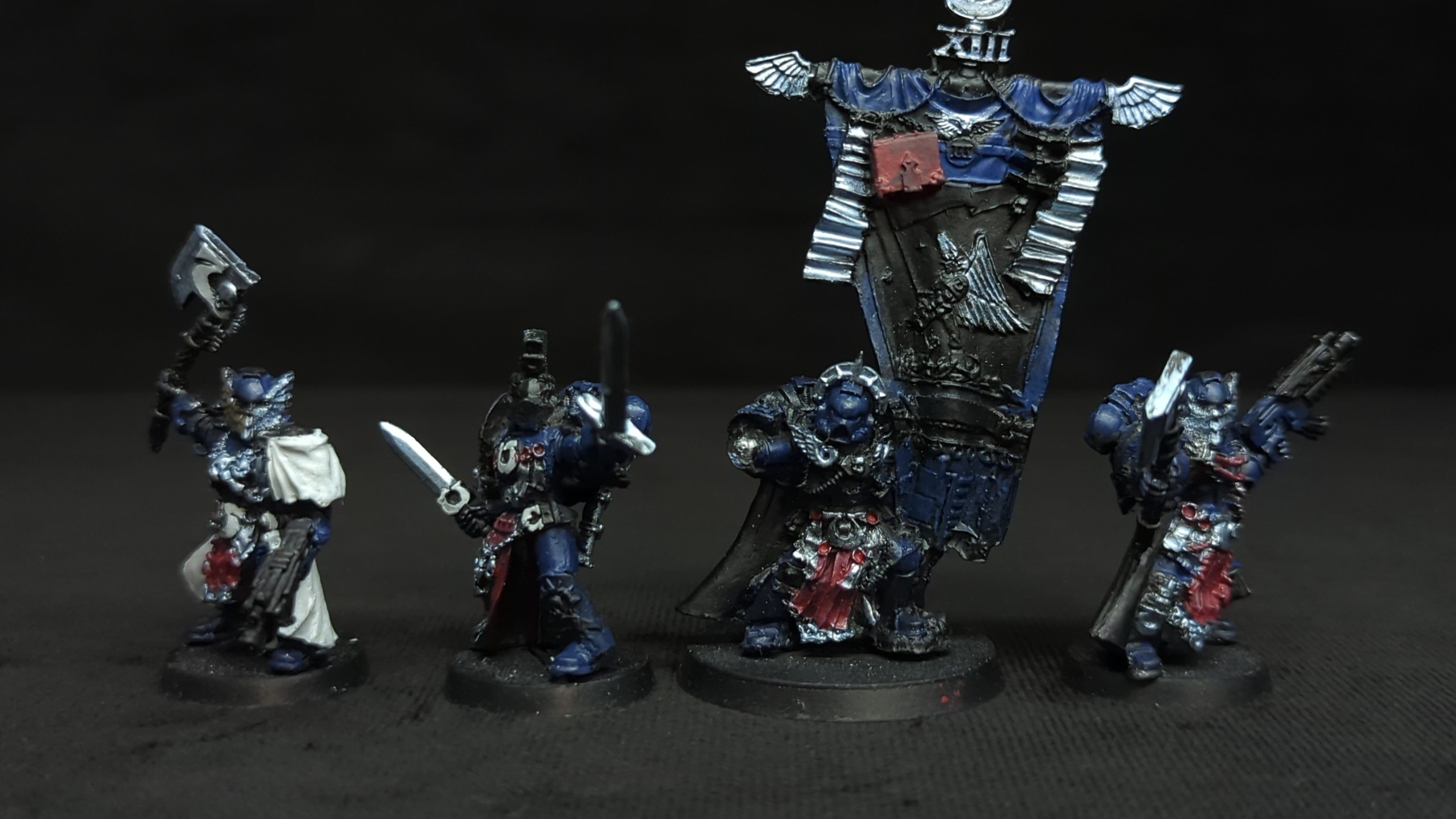 Warhammer 40k Ultramarines Honour Guards x4