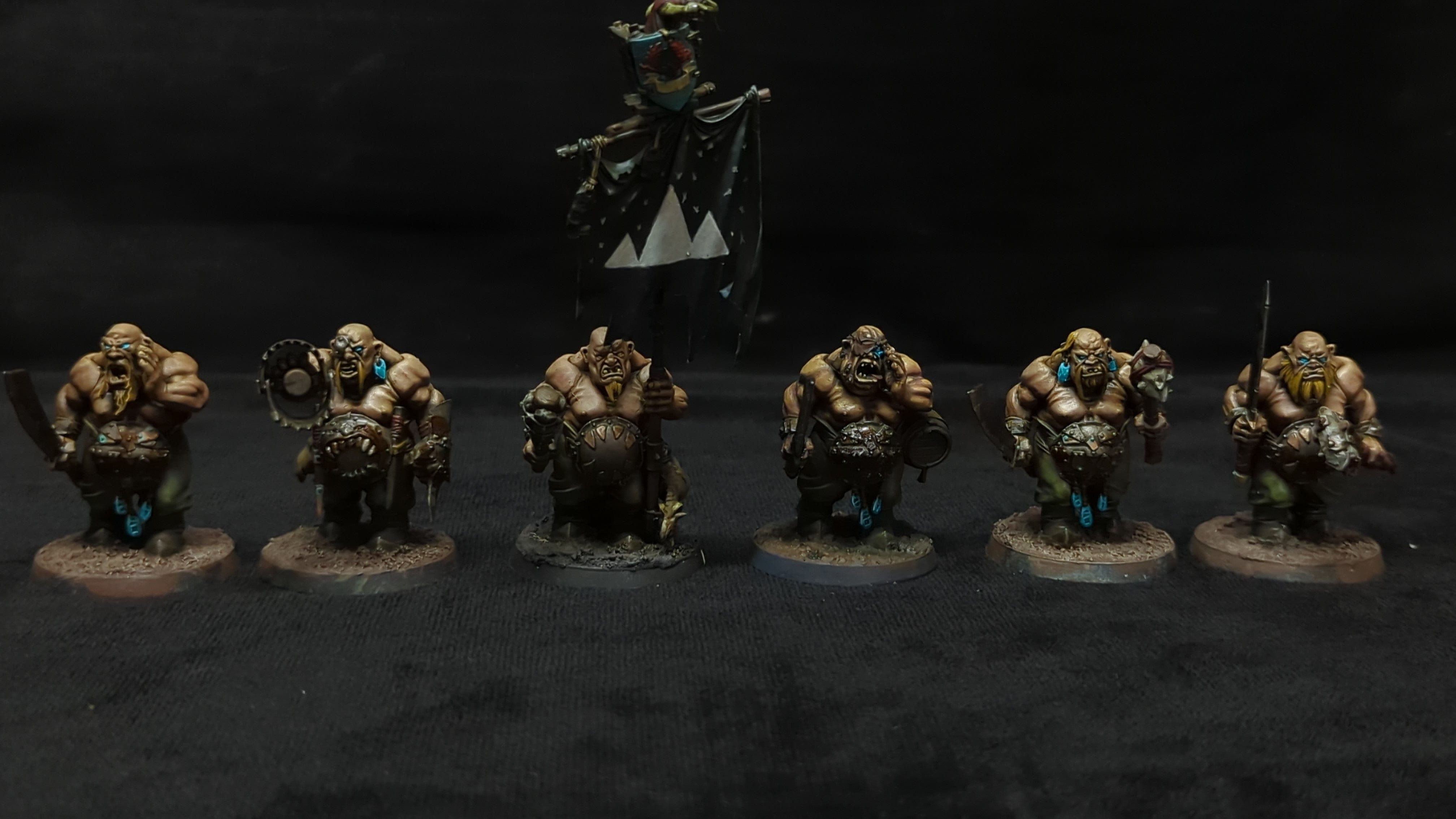 Age of Sigmar Ogor Mawtribes Ogor Gluttons x6 Painted