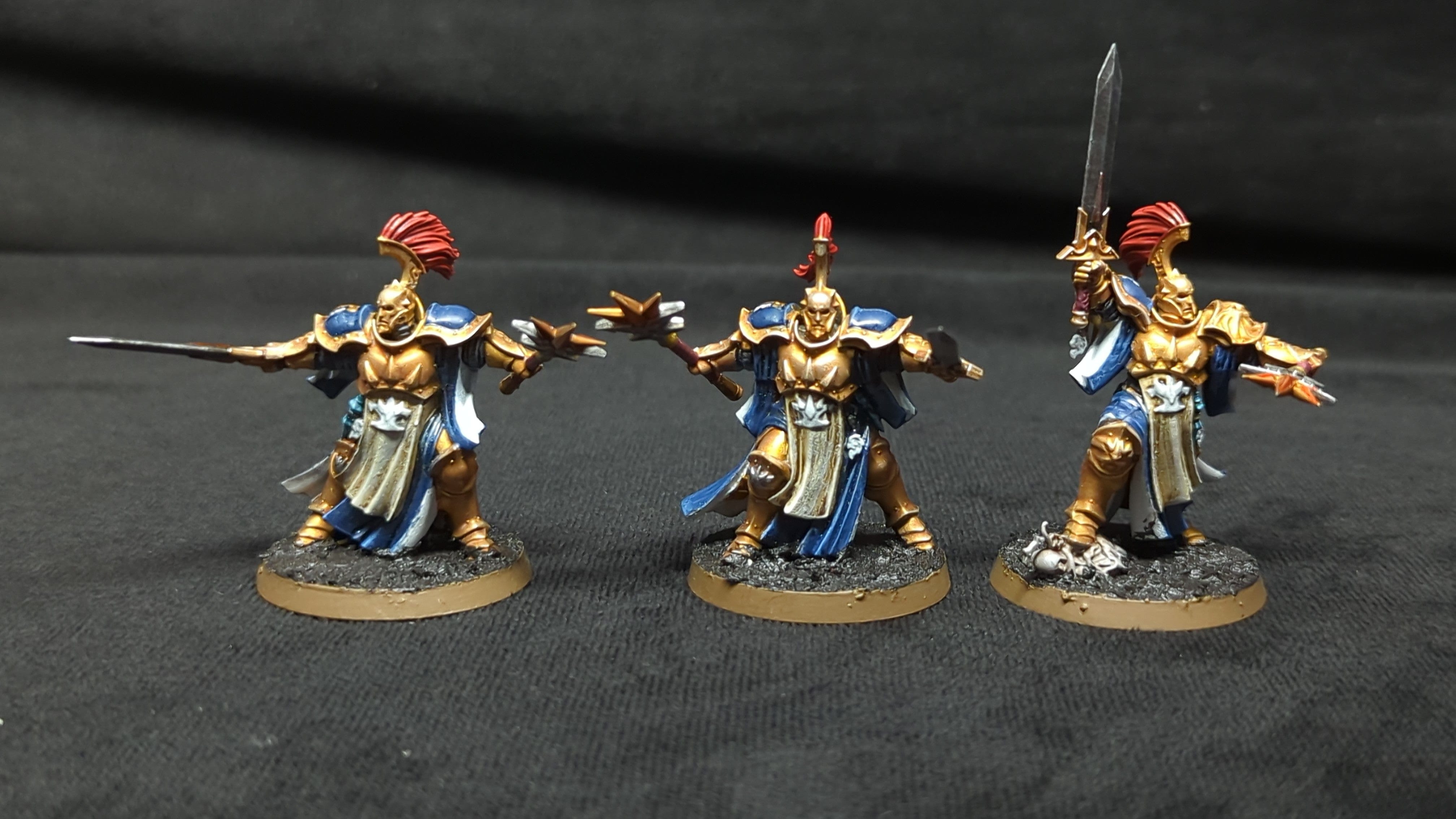 Age of Sigmar Stormcast Eternals Evocators x3 Painted
