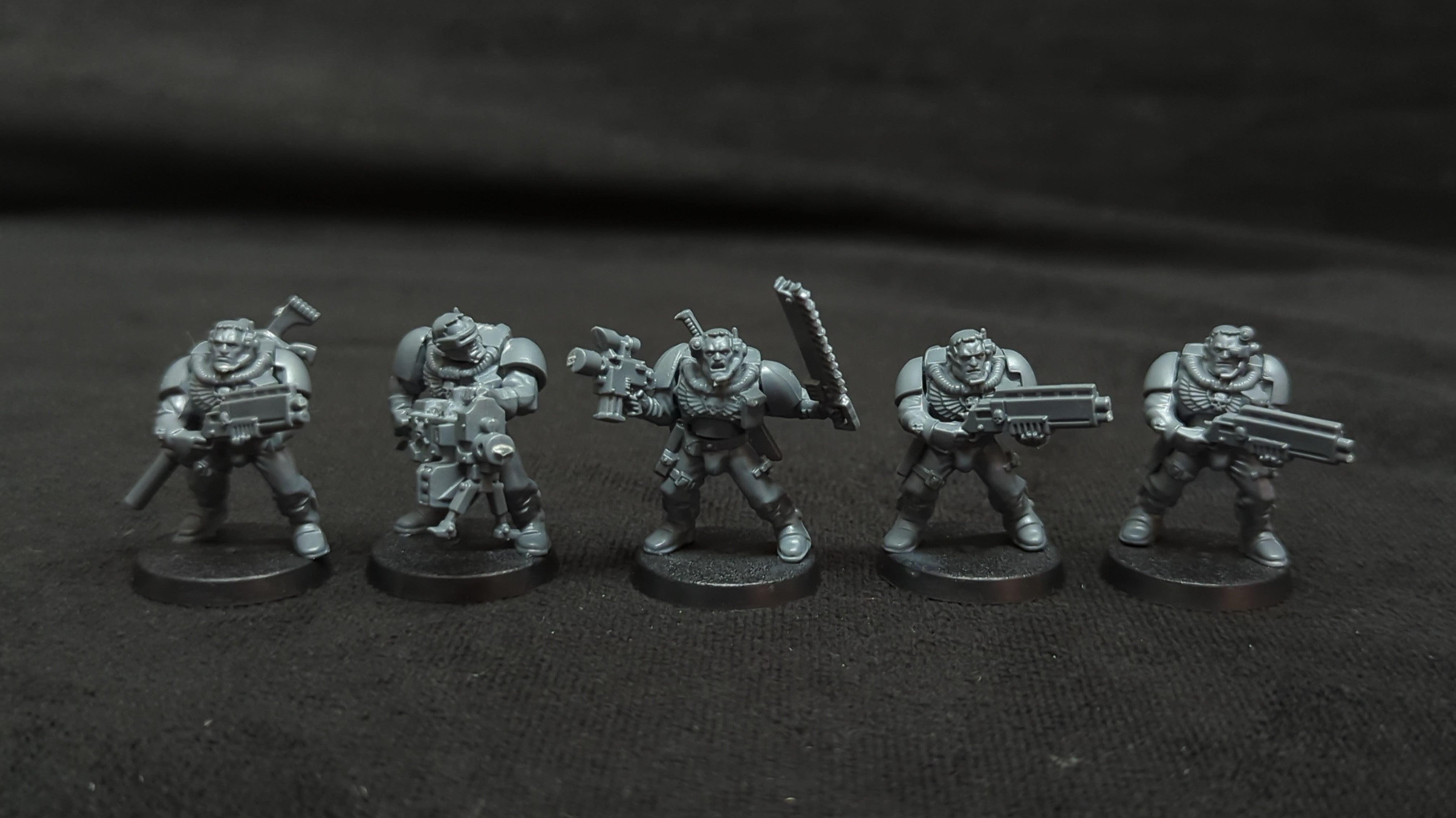 Warhammer 40k Space Marines Scouts x5