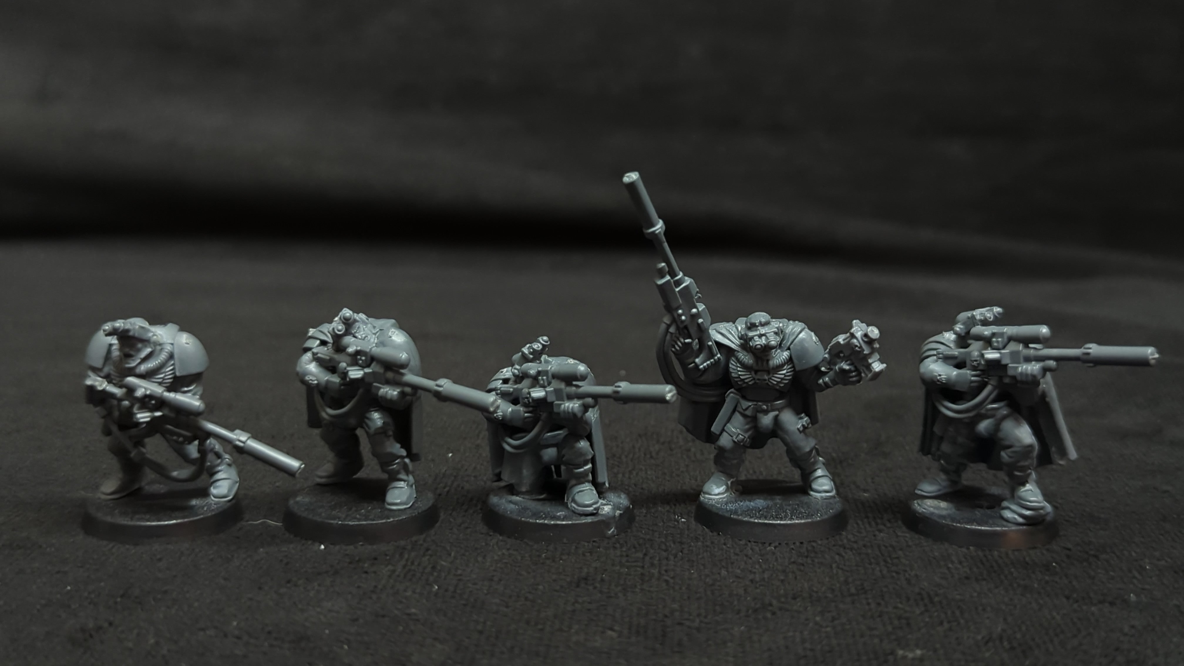 NO Space Marines Scouts with Sniper Rifles x5