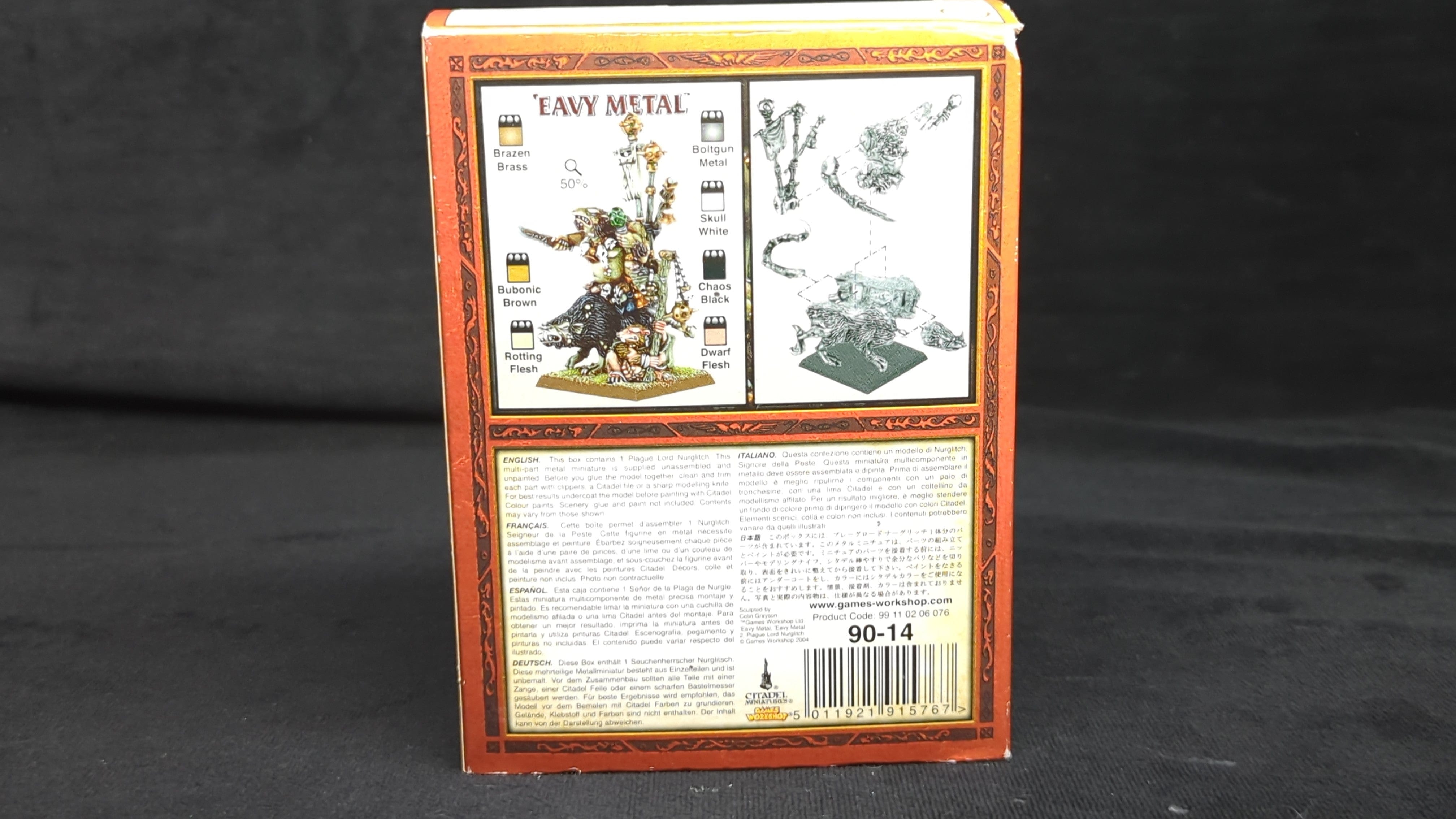 Age of Sigmar Skaven Plague Lord Nurglitch x1