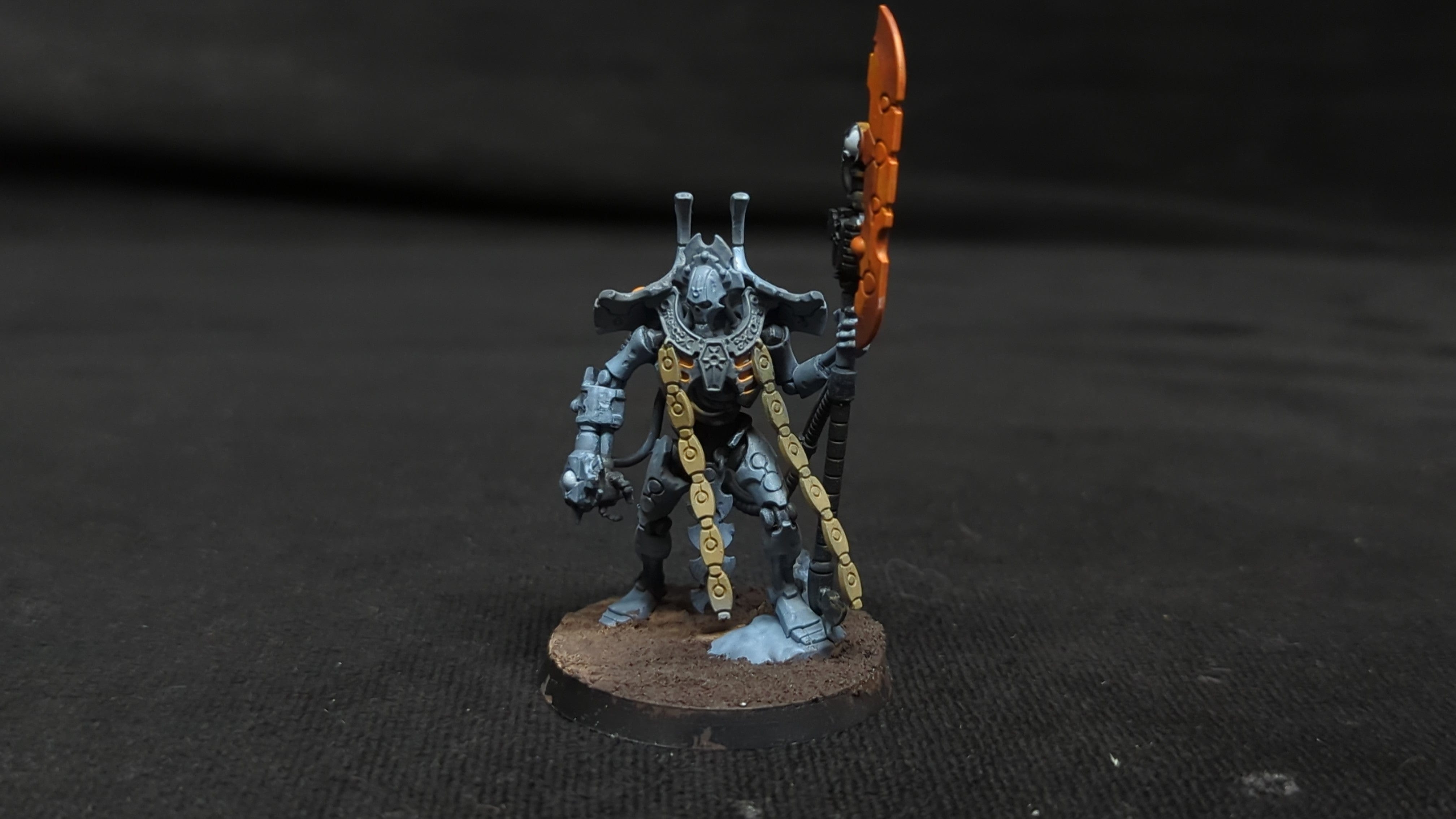 Warhammer 40k Necrons Overlord with Tachyon Arrow x1