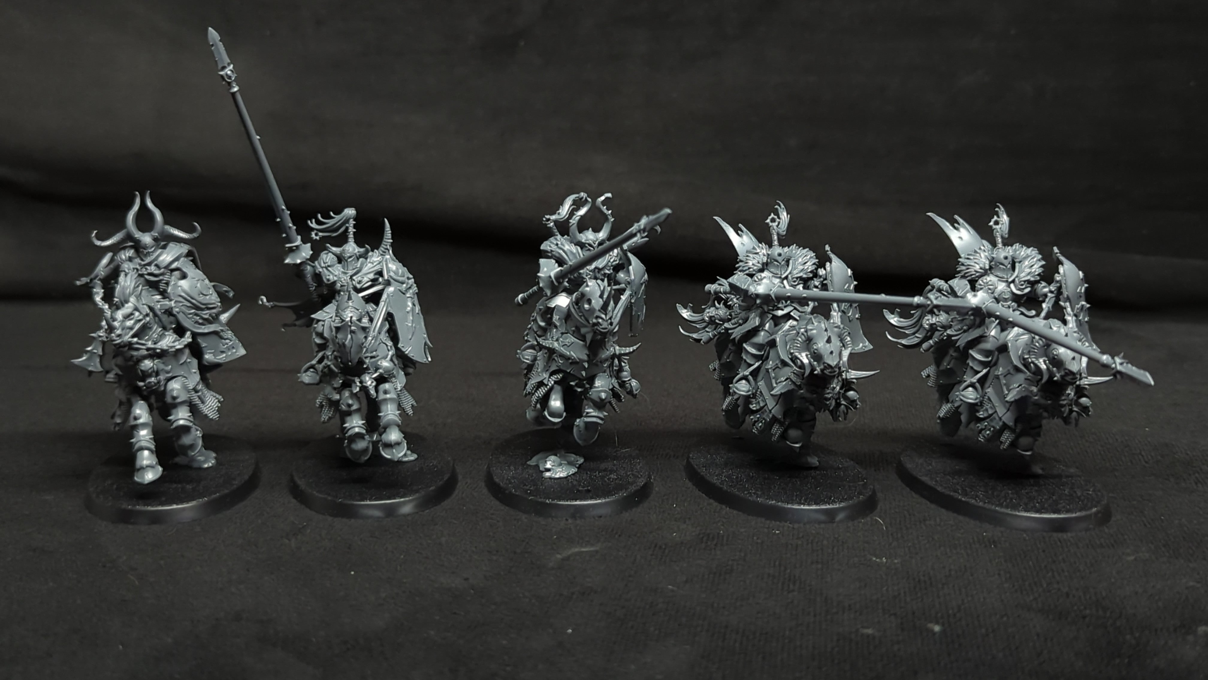 Age of Sigmar Slaves to Darkness Chaos Knights x5