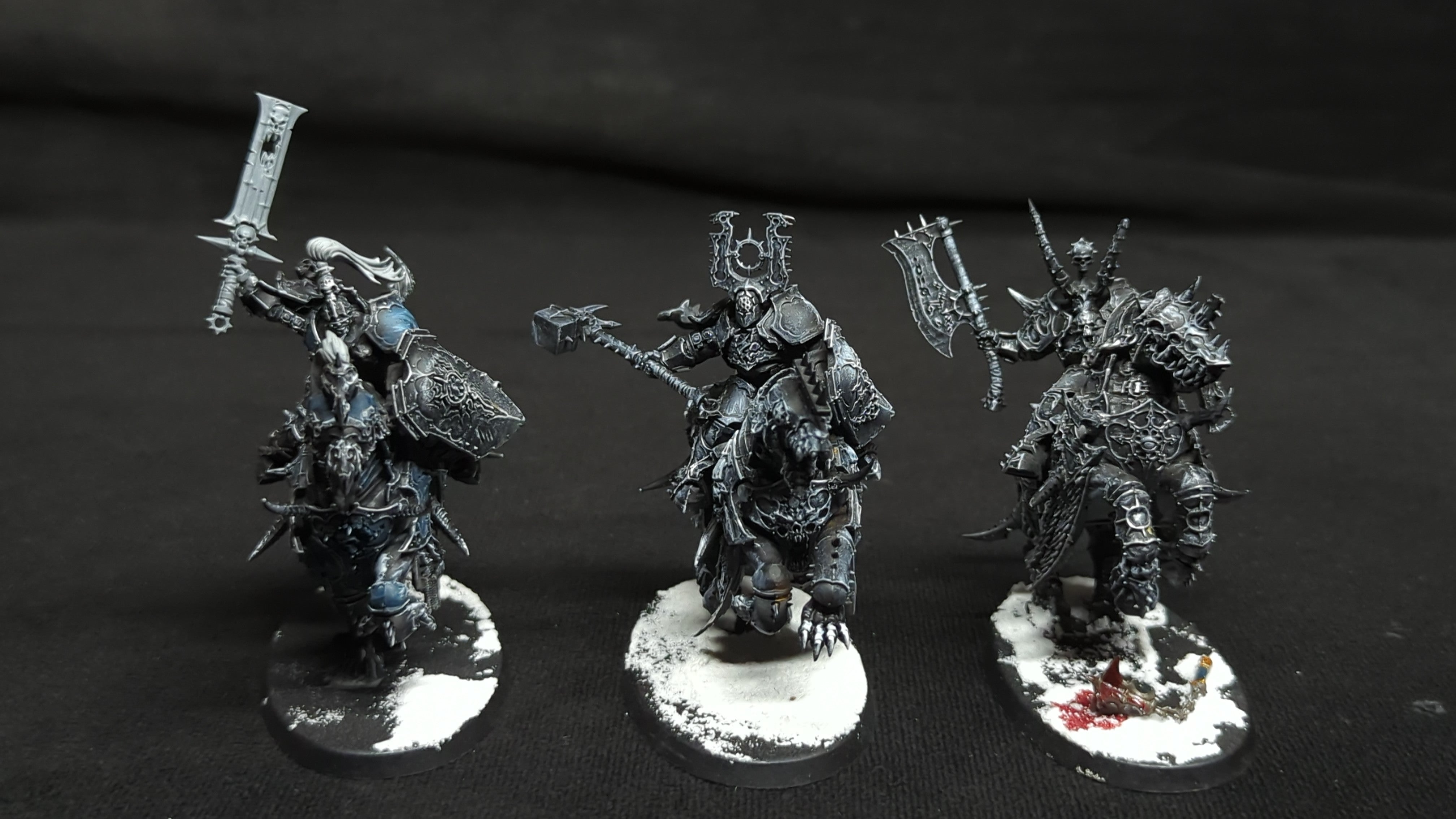 Age of Sigmar Slaves to Darkness Varanguard Knights of Ruin x3