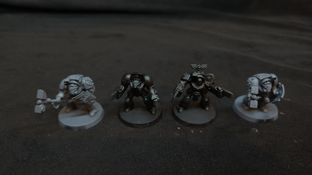 Warhammer 40k Space Marines Terminator Assault Squad x4