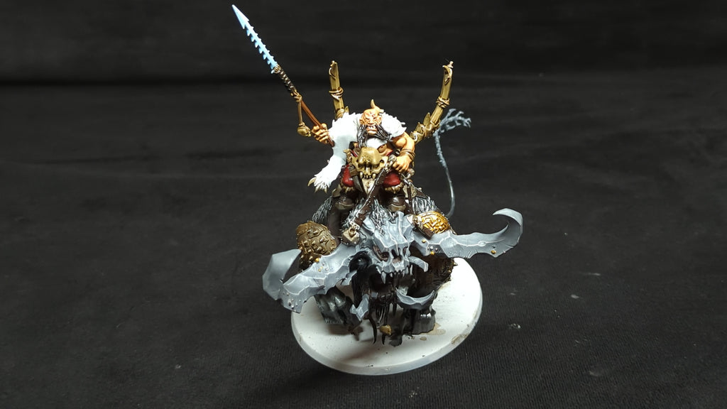 Age of Sigmar Ogor Mawtribes Frostlord on Thundertusk x1