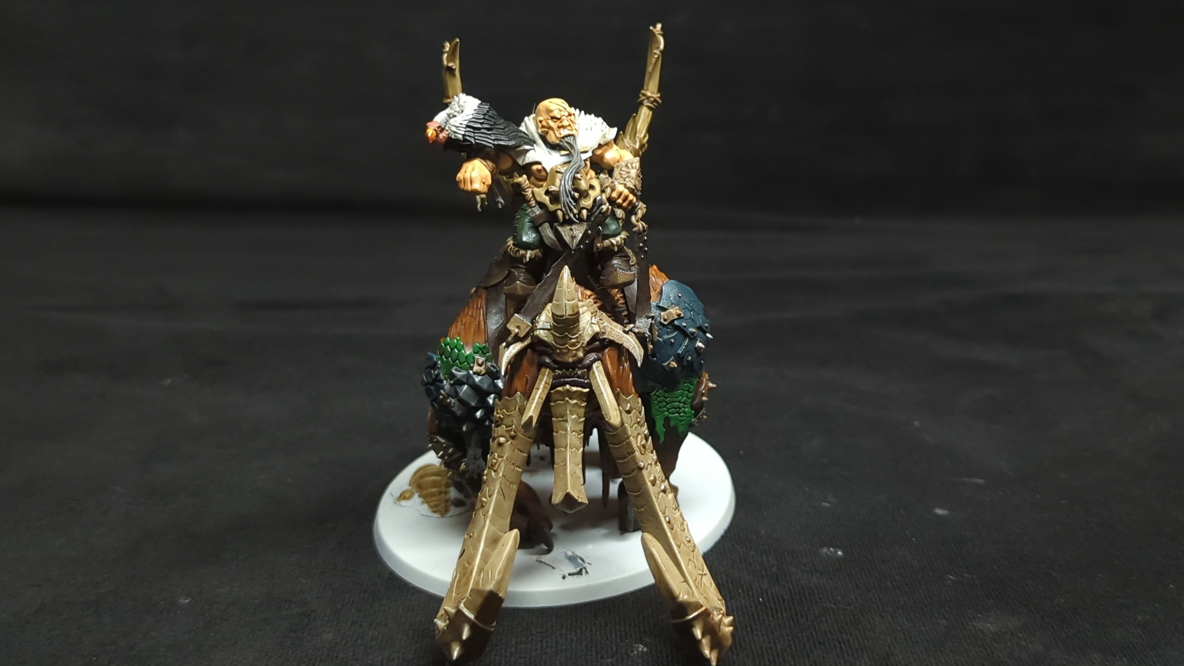 Age of Sigmar Orks Huskard on Thundertusk x1