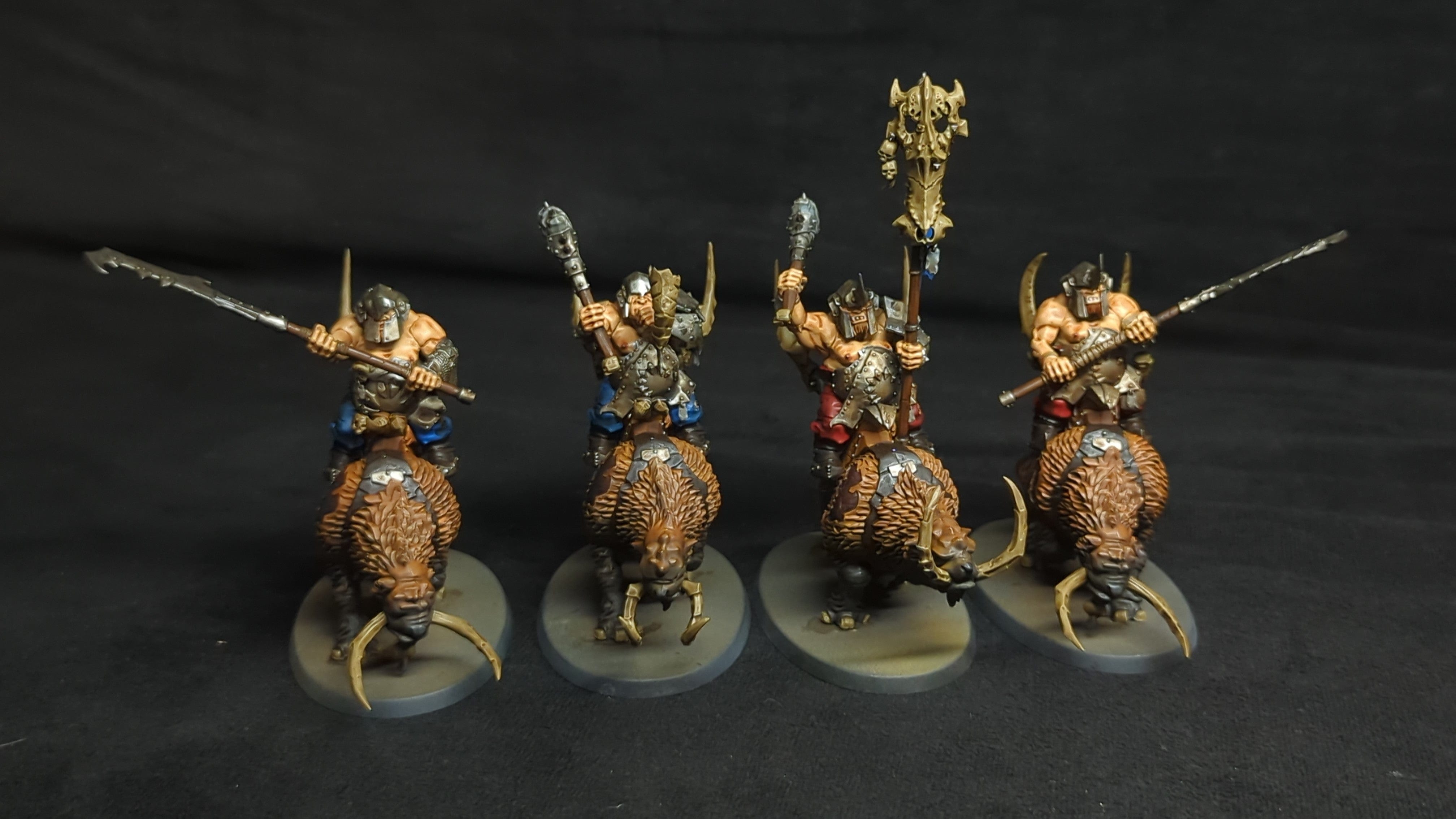 Age of Sigmar Ogor Mawtribes Mournfang Pack x4