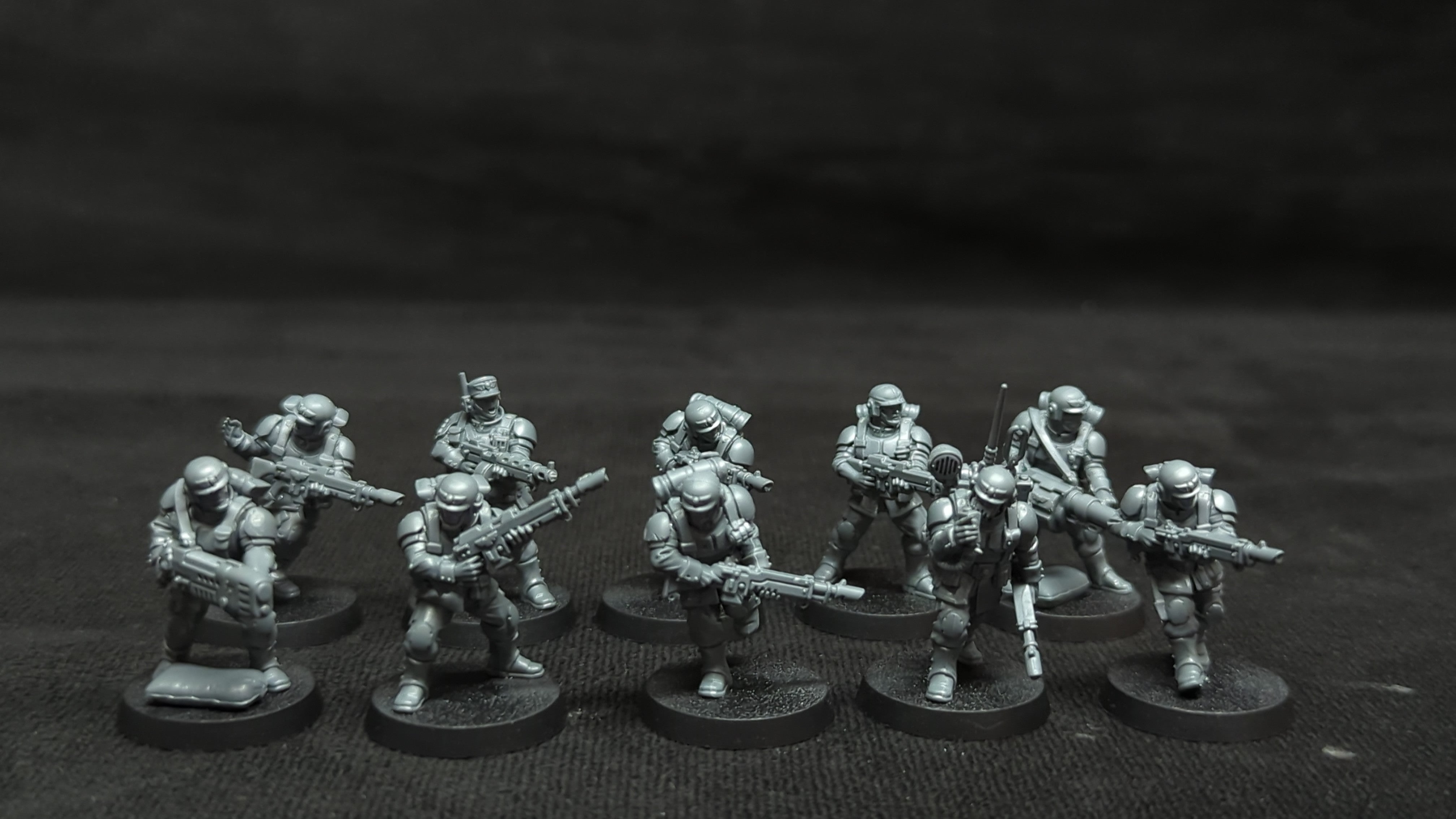 Warhammer 40k Astra Militarum Cadian Shock Troops x10