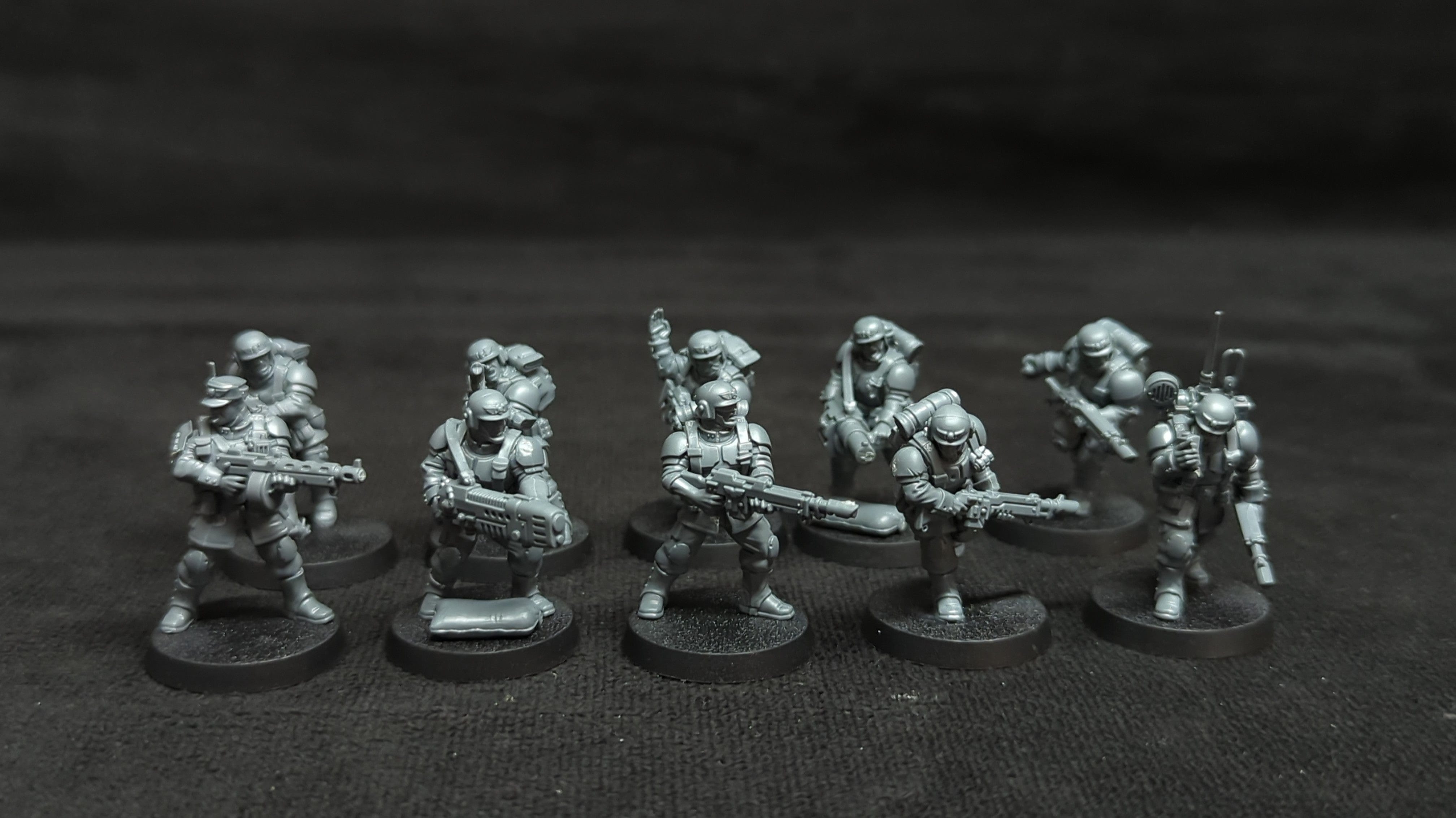 Warhammer 40k Astra Militarum Cadian Shock Troops x10