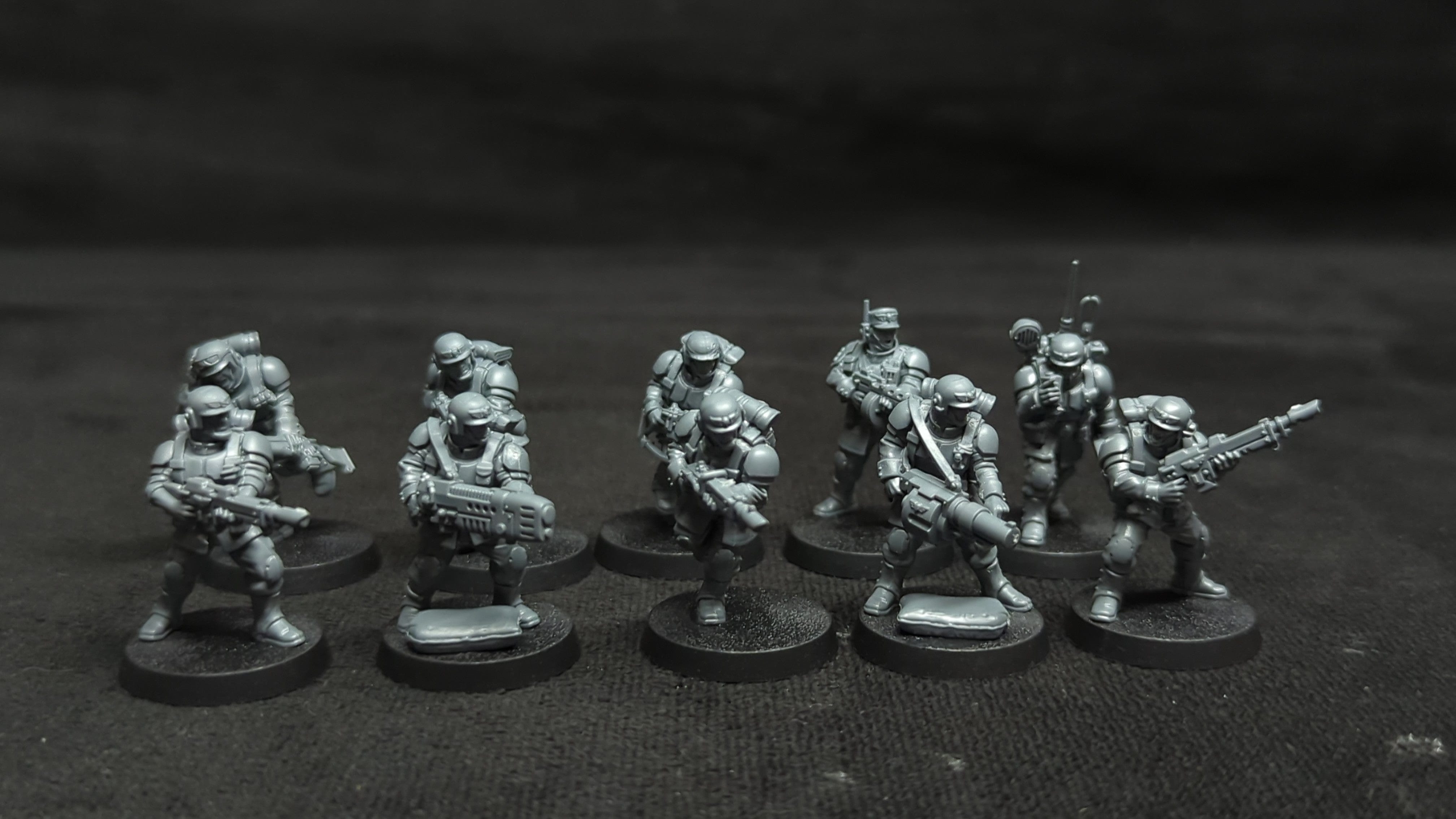 Warhammer 40k Astra Militarum Cadian Shock Troops x10