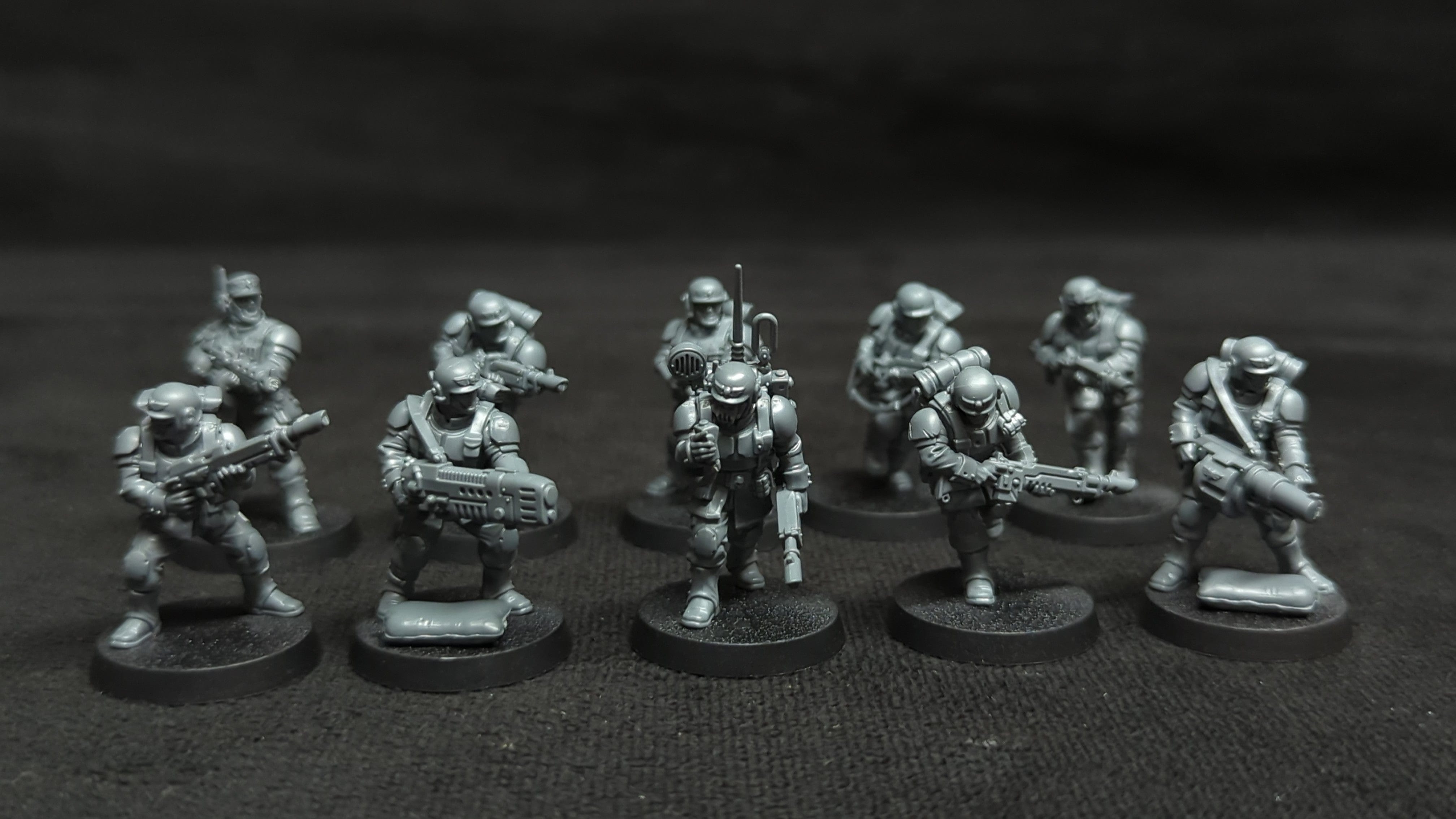 Warhammer 40k Astra Militarum Cadian Shock Troops x10