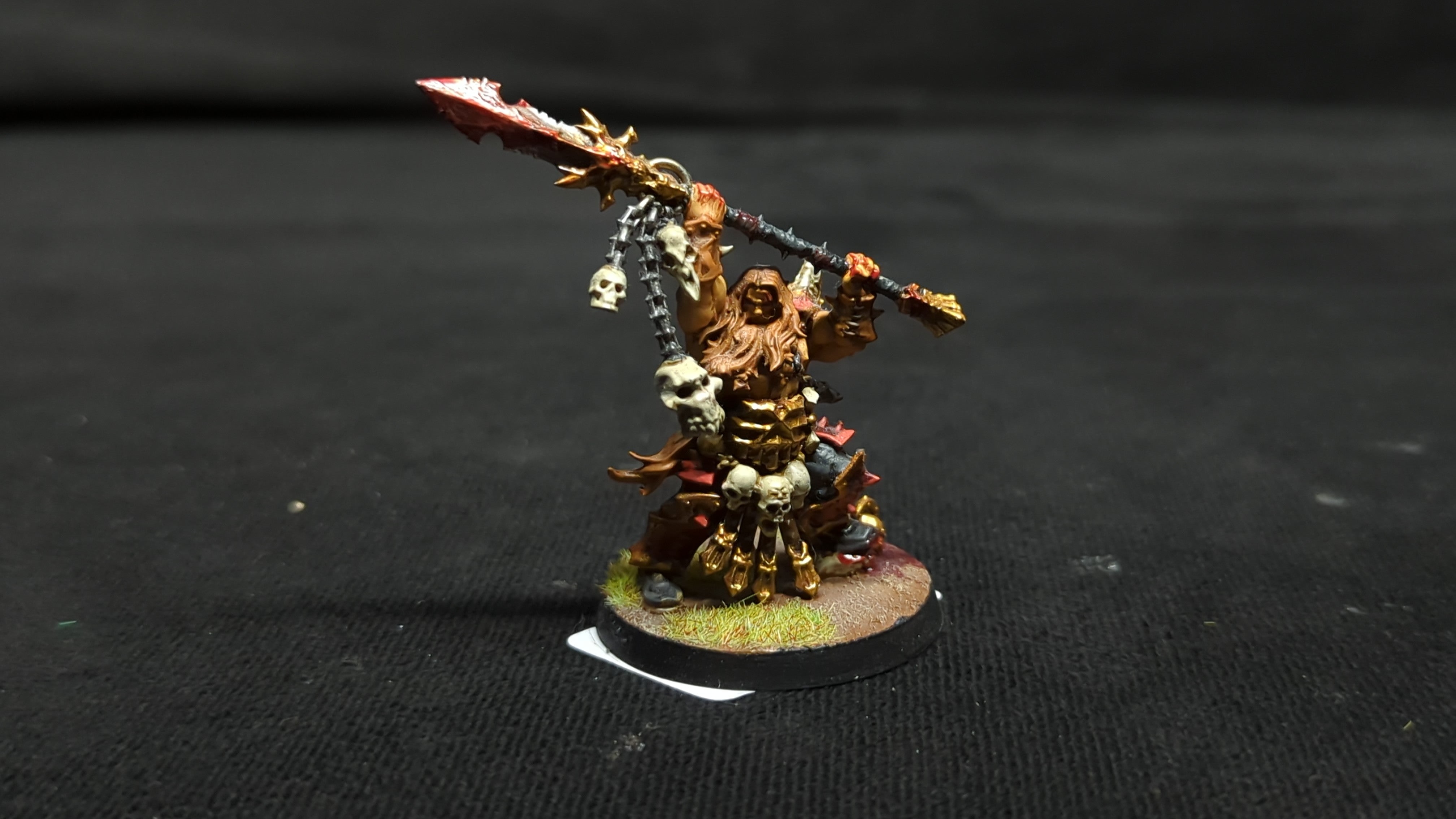 Age of Sigmar Blades of Khorne  Exalted Deathbringer with Impaling Spear x1